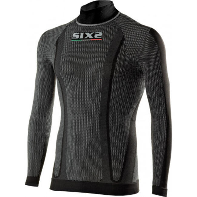 Six2 Maglia Termica Moto Black Carbon Bambino